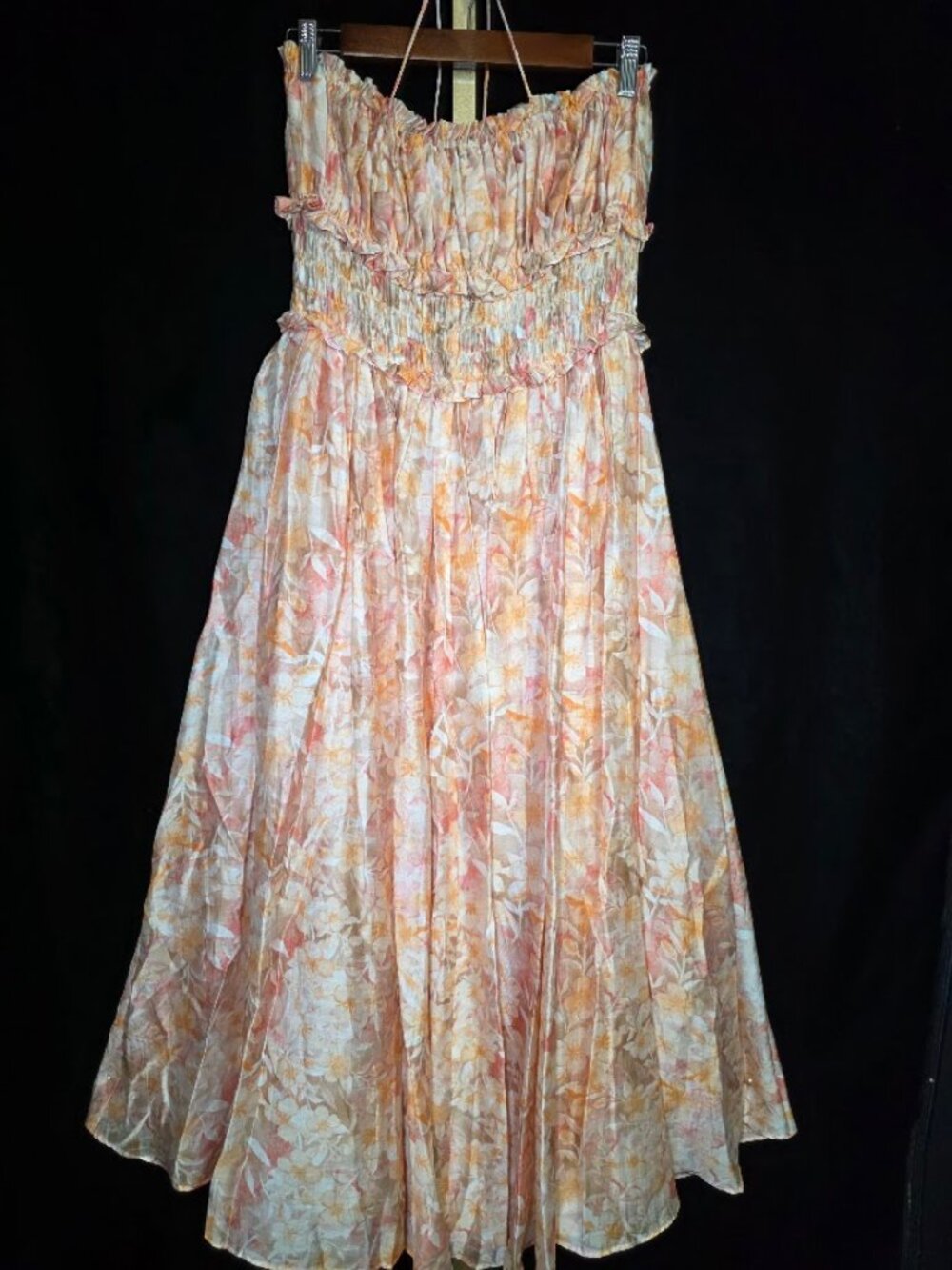 NWT En Saison Floral Print Maxi Dress M